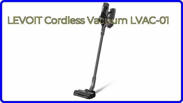 LEVOIT Vortex cordless stick vacuum in black and grey