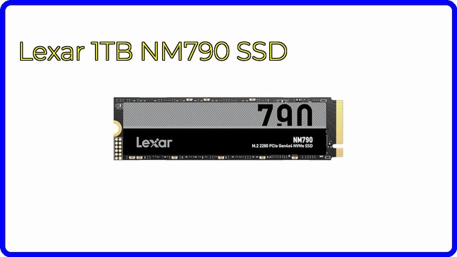 Lexar NM790 1TB M.2 2280 NVMe solid state drive