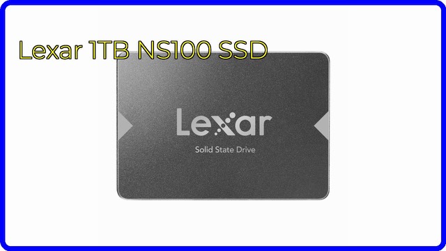Lexar NS100 2.5-inch SATA SSD in grey