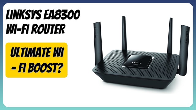 Linksys EA8300 Max-Stream tri-band Wi-Fi router in black