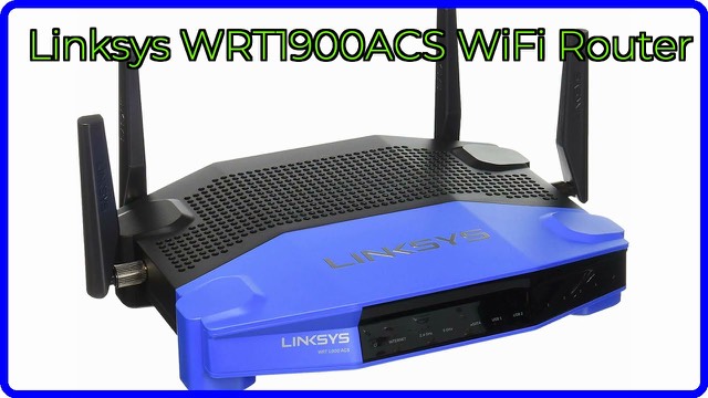 Linksys WRT1900ACS router with four external antennas