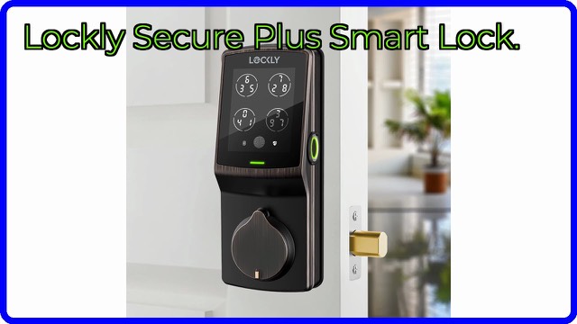 Lockly Secure Plus smart deadbolt with keypad in Venetian Bronze