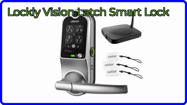 Lockly Vision Latch smart lock with built-in video camera