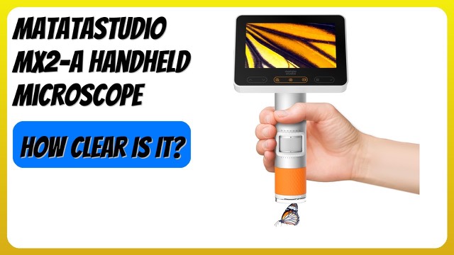 MatataStudio MX2-A handheld microscope with 4.3-inch screen