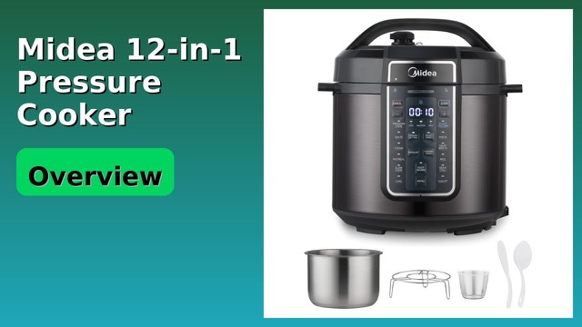Stainless steel Midea 6-quart electric pressure cooker
