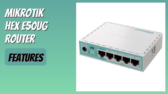 MikroTik hEX E50UG compact five-port Gigabit router