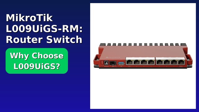 MikroTik L009UiGS-RM rackmount router