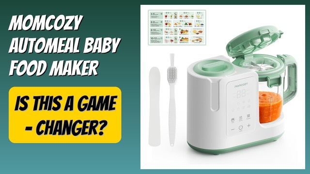 Momcozy AutoMeal baby food maker steaming and blending in one cup