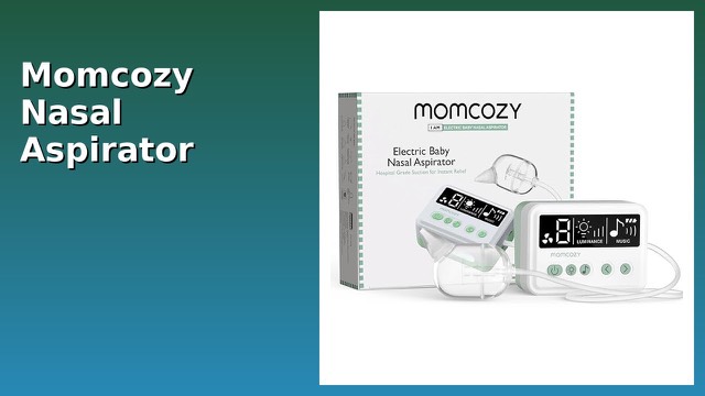 Momcozy electric baby nasal aspirator with silicone tips