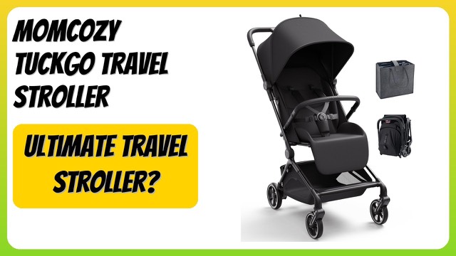 Momcozy TuckGo lightweight travel stroller with canopy