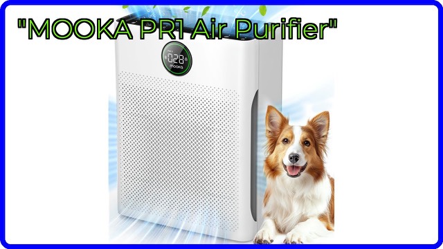 MOOKA PR1 HEPA air purifier with air quality display