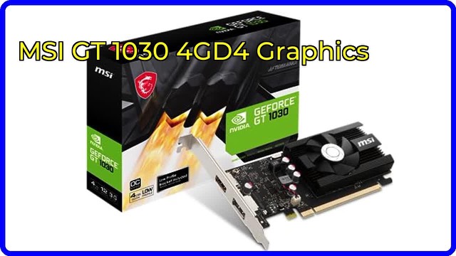 MSI GeForce GT 1030 single-fan low-profile graphics card