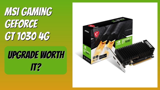 MSI GeForce GT 1030 4GHD4 LP OC low profile graphics card