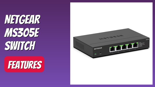 NETGEAR MS305E 5-port multi-gigabit Ethernet switch