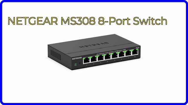 NETGEAR MS308 8-port multi-gigabit unmanaged Ethernet switch