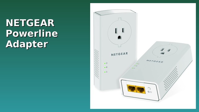 NETGEAR PLP2000 powerline adapter kit with pass-through outlet