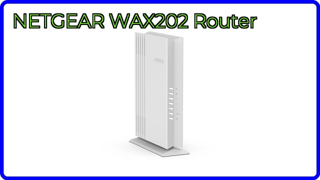 NETGEAR WAX202 AX1800 dual-band WiFi 6 router