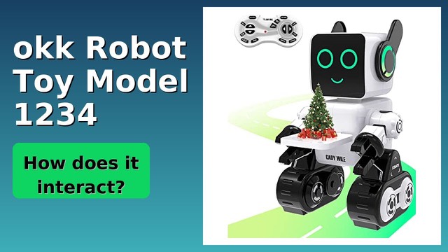 okk R4 programmable robot toy with a tray and remote control