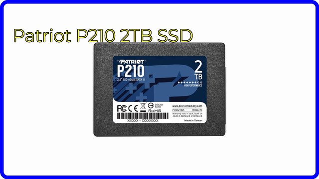 Patriot P210 2TB 2.5-inch SATA solid state drive
