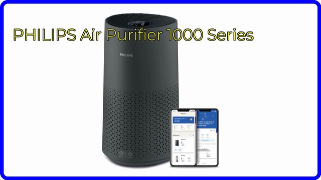 Philips 1000 Series AC1715 air purifier in dark grey