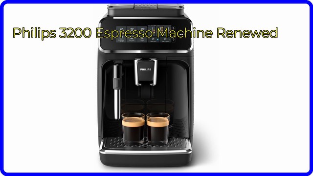 Philips 3200 Series fully automatic espresso machine with milk frother