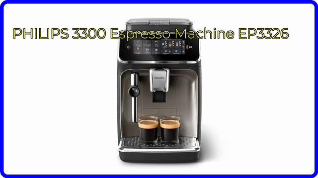 Philips 3300 Series fully automatic espresso machine in black chrome