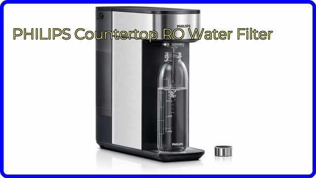PHILIPS AWP2980 slim countertop reverse osmosis water filter dispenser