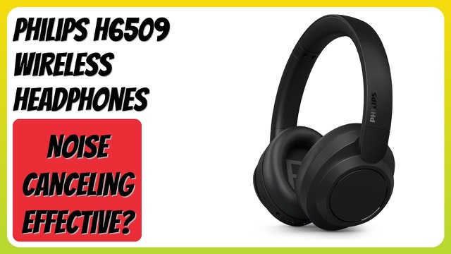 Philips H6509 over-ear wireless noise-canceling headphones
