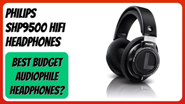 Philips SHP9500 black over-ear open-back headphones