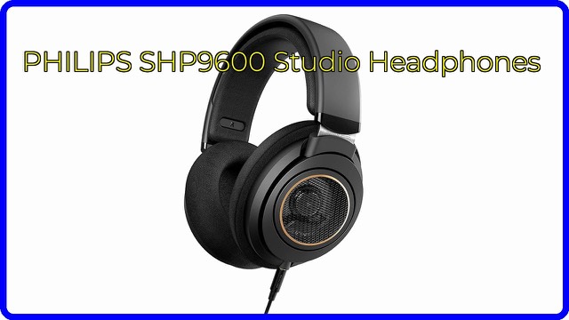 Philips SHP9600 over-ear open-back stereo headphones