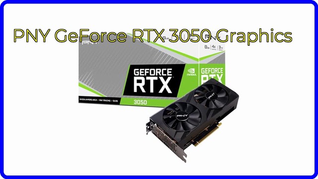 PNY GeForce RTX 3050 8GB Verto dual fan graphics card