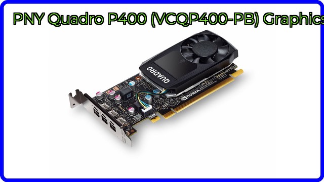PNY NVIDIA Quadro P400 low-profile professional graphics board