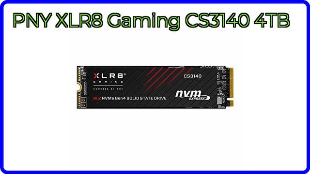 PNY XLR8 Gaming CS3140 M.2 NVMe SSD