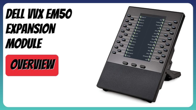 Polycom VVX EM50 expansion module for the VVX 450 desk phone
