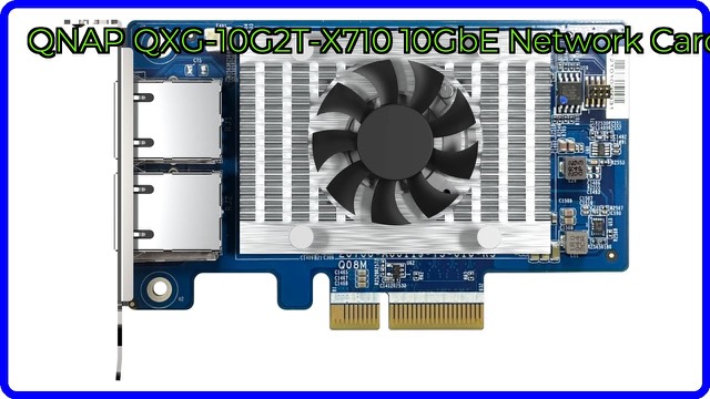 QNAP QXG-10G2T-X710 dual-port 10GbE PCIe network card