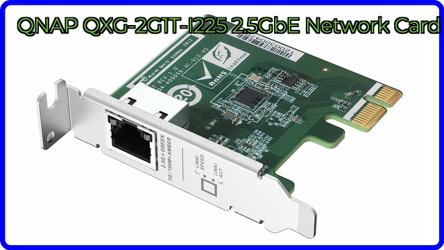 QNAP QXG-2G1T-I225 single-port 2.5GbE PCIe network card
