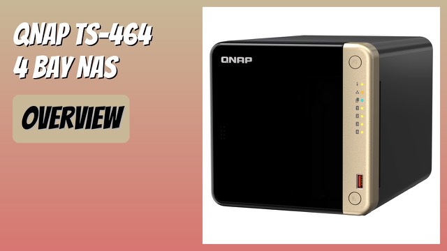 QNAP TS-464 four-bay desktop NAS enclosure