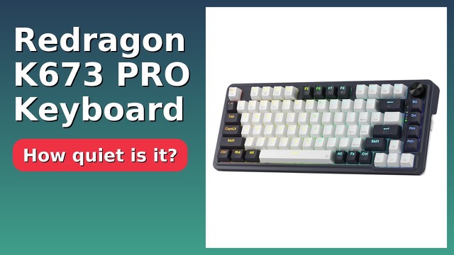 Redragon K673 PRO compact wireless mechanical keyboard with RGB backlight