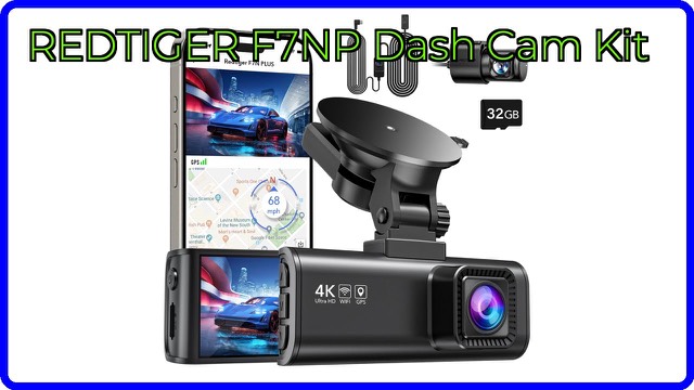 REDTIGER F7NP dual front and rear dash cam