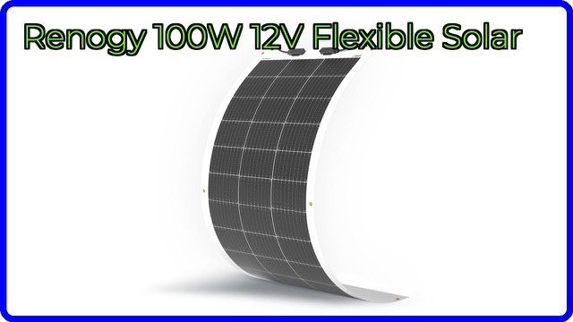 Renogy 100 watt flexible monocrystalline solar panel
