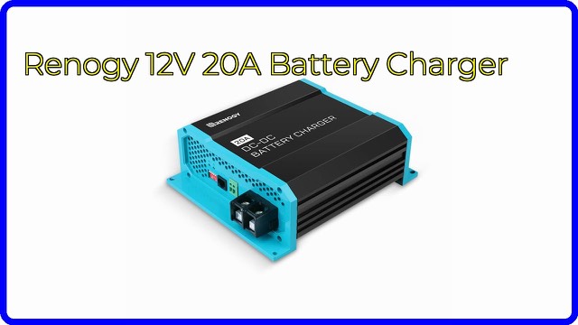 Renogy 12V 20A DC to DC on-board battery charger