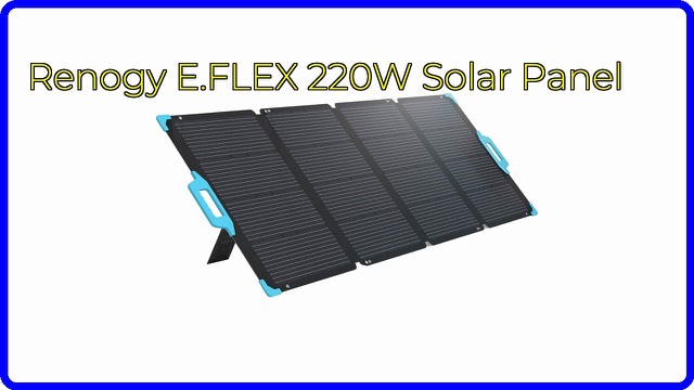 Renogy E.FLEX 220W foldable portable solar panel with kickstand