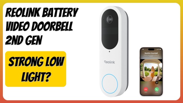 Reolink battery video doorbell, second generation, in white