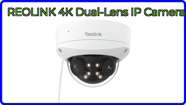 Reolink Duo 2V PoE dome security camera with dual lenses