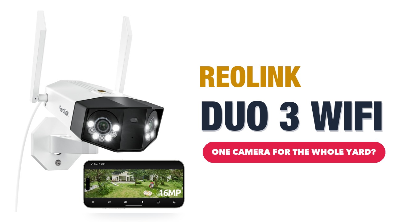 Reolink Duo 3 WiFi dual-lens outdoor security camera