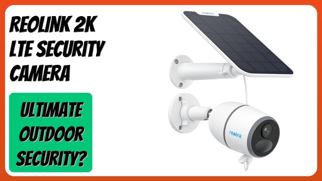 REOLINK Go Plus cellular camera with solar panel