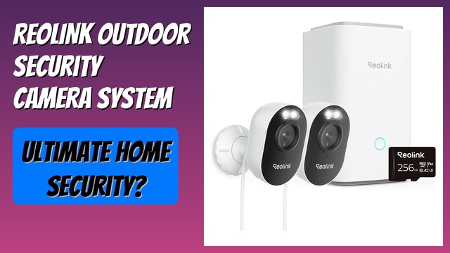 Reolink Home Hub with two Lumus outdoor plug-in cameras