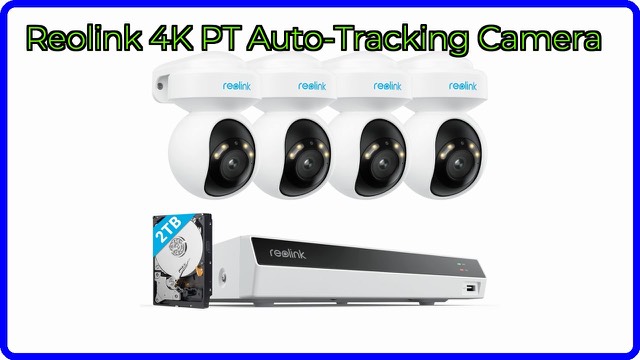REOLINK RLK8-800PT4 pan-and-tilt PoE security cameras with network video recorder