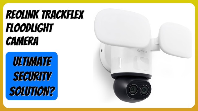 REOLINK TrackFlex floodlight camera with dual lenses