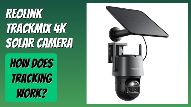 REOLINK TrackMix dual-lens solar camera with panel